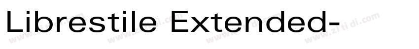 Librestile Extended字体转换